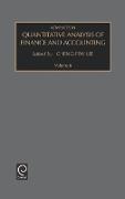 Advances in Quantitative Analysis of Finance and Accounting