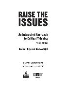 Raise the Issues, An Integrated Approach to Critical Thinking Answer Key