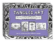 Tangled Art Blank Note Cards & Envelopes