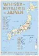 Whisky Distilleries Japan - Tasting Map 24x34cm