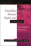 Disability, Human Rights and Education