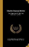 CHARLES DUNCAN MCIVER