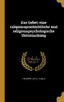 GER-GEBET EINE RELIGIONSGESCHI
