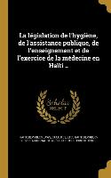 La législation de l'hygiène, de l'assistance publique, de l'enseignement et de l'exercice de la médecine en Haïti