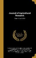 JOURNAL OF AGRICULTURAL RESEAR