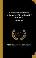 Philodemi Volumina rhetorica edidit dr Siegfried Sudhaus, Volumen Suppl