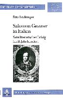 Salomon Gessner in Italien: Sein Literarischer Erfolg Im 18. Jahrhundert