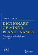 Dictionary of Minor Planet Names