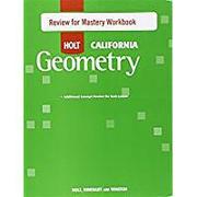 Holt Geometry: Review for Mastery Workbook Geometry