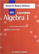 HOLT ALGEBRA 1 CALIFORNIA STUD