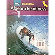 HOLT ALGEBRA READINESS CALIFOR