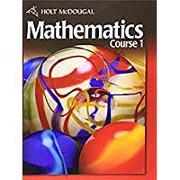 Holt McDougal Mathematics: Student Edition Course 1 2010