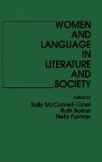 Women and Language in Literature and Society