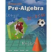 McDougal Littell Pre-Algebra: Student Edition 2005