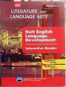 Holt Literature and Language Arts: English Language Development Interactive Reader Grade 8