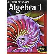 Holt McDougal Algebra 1: Student Edition 2012