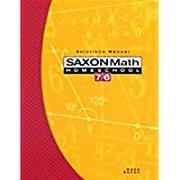 Saxon Math Homeschool 7/6