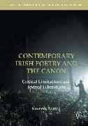 Contemporary Irish Poetry and the Canon