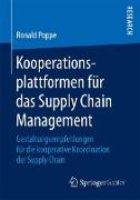 Kooperationsplattformen für das Supply Chain Management