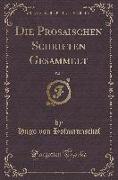 Die Prosaischen Schriften Gesammelt, Vol. 2 (Classic Reprint)