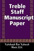 TREBLE STAFF MANUSCRIPT PAPER