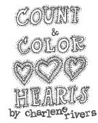 Count and Color Hearts