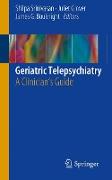 Geriatric Telepsychiatry