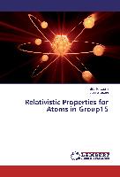 Relativistic Properties for Atoms in Group15
