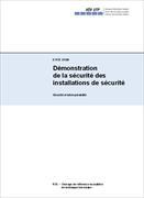 D RTE 25100 Démonstration de la sécurité des installations de sécurité