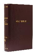 NKJV, Pew Bible, Large Print, Hardcover, Burgundy, Red Letter, Comfort Print