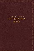 NIV, The Charles F. Stanley Life Principles Bible, Leathersoft, Burgundy