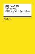 Aufsätze aus »Philosophical Troubles«