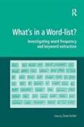 What's in a Word-List?