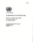 Report of the Commission on Narcotic Drugs on Its () Session: 56th Session Supp. No. 8