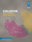 Evaluation of the Undp Contribution to Gender Equality