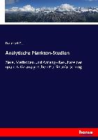 Analytische Plankton-Studien