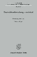 Deutschlandforschung - revisited
