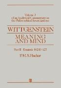 WITTGENSTEIN MEANING MIND