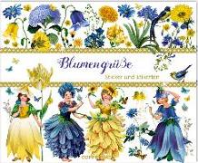 Stickerbuch - Blumengrüße - Edition Barbara Behr