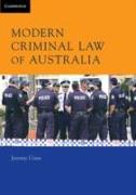 Modern Criminal Law of Australia