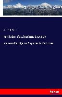 Kritik der Vaccinations-Statistik