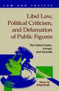 Libel Law, Political Criticism, and Defamation of Public Figures: The United States, Europe, and Australia