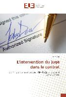 L'intervention du juge dans le contrat