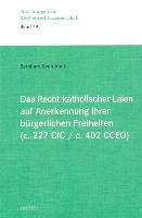 Das Recht katholischer Laien auf Anerkennung ihrer bürgerlichen Freiheiten (c. 227 CIC / c. 402 CCEO)