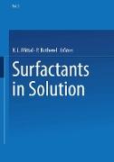 Surfactants in Solution