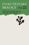 EVOLUTIONARY BIOLOGY V22 1988