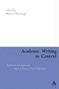 Academic Writing in Context: Implications and Applications