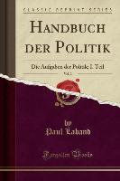 Handbuch der Politik, Vol. 2