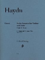 Sechs Sonaten für Violine und Viola Hob. VI:1-6