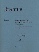 Sonaten für Klavier und Klarinette (oder Viola) op. 120,1 und 2. Violastimme